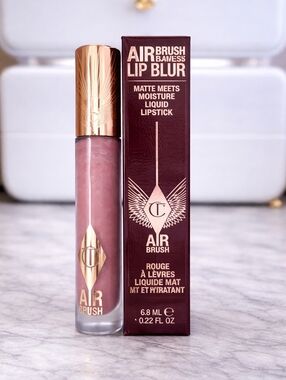 Charlotte Tilbury Airbrush Flawless Lip Blur Pillow Talk Blur New In Box